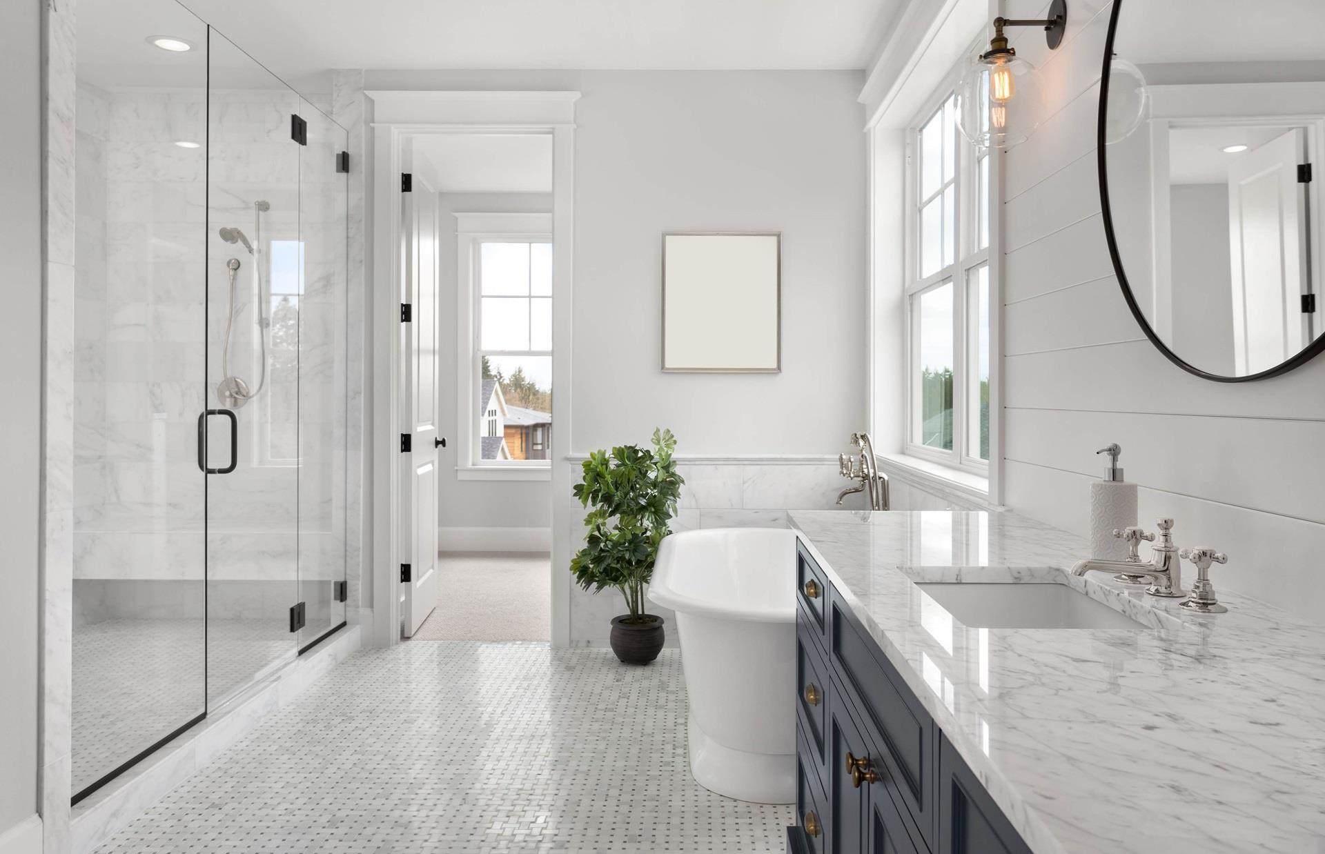 Modern kitchen with shiny surfaces